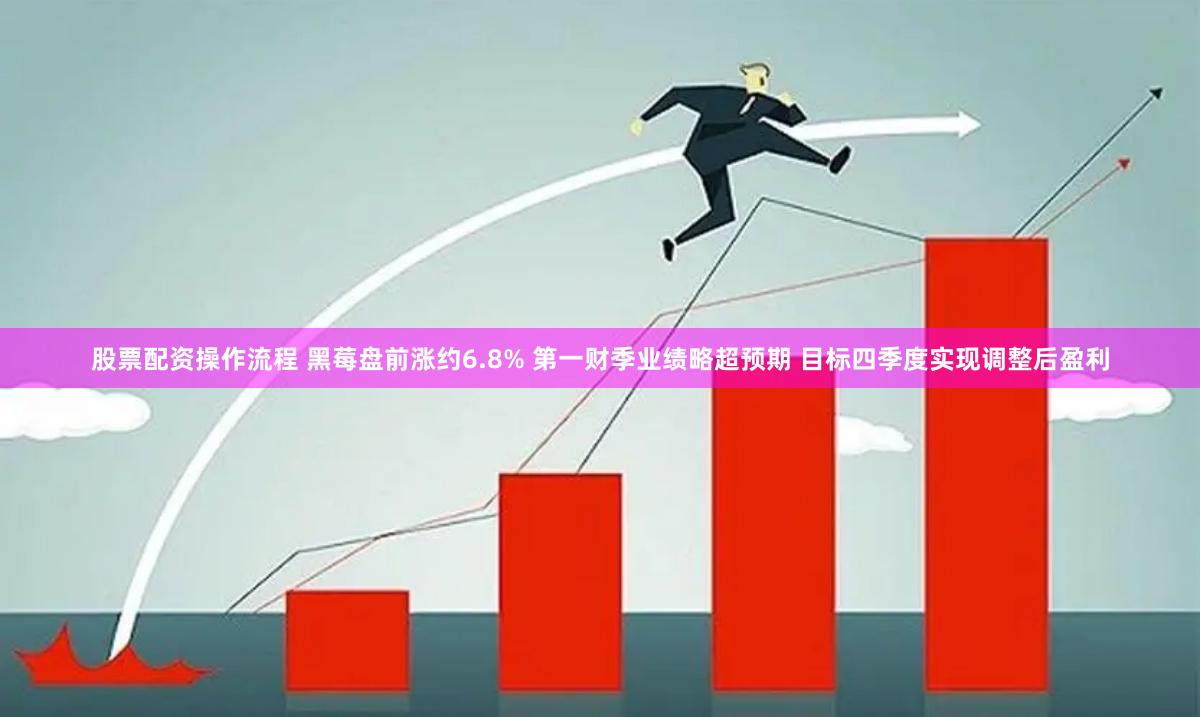 股票配资操作流程 黑莓盘前涨约6.8% 第一财季业绩略超预期 目标四季度实现调整后盈利